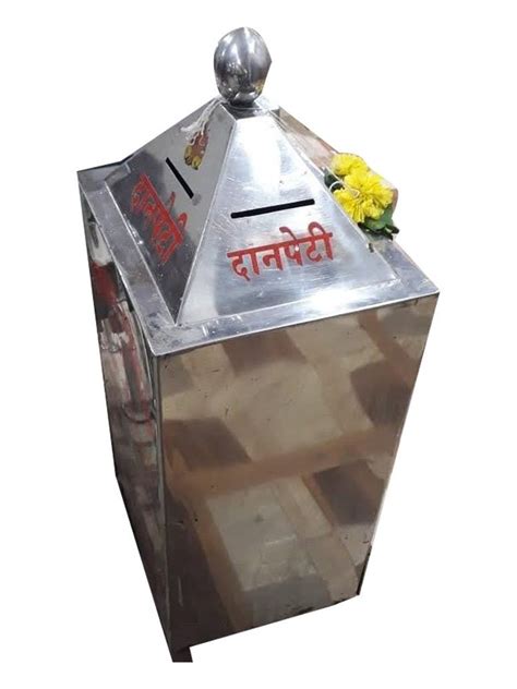 For Mandir Stainless Steel 304 Temple Donation Boxes